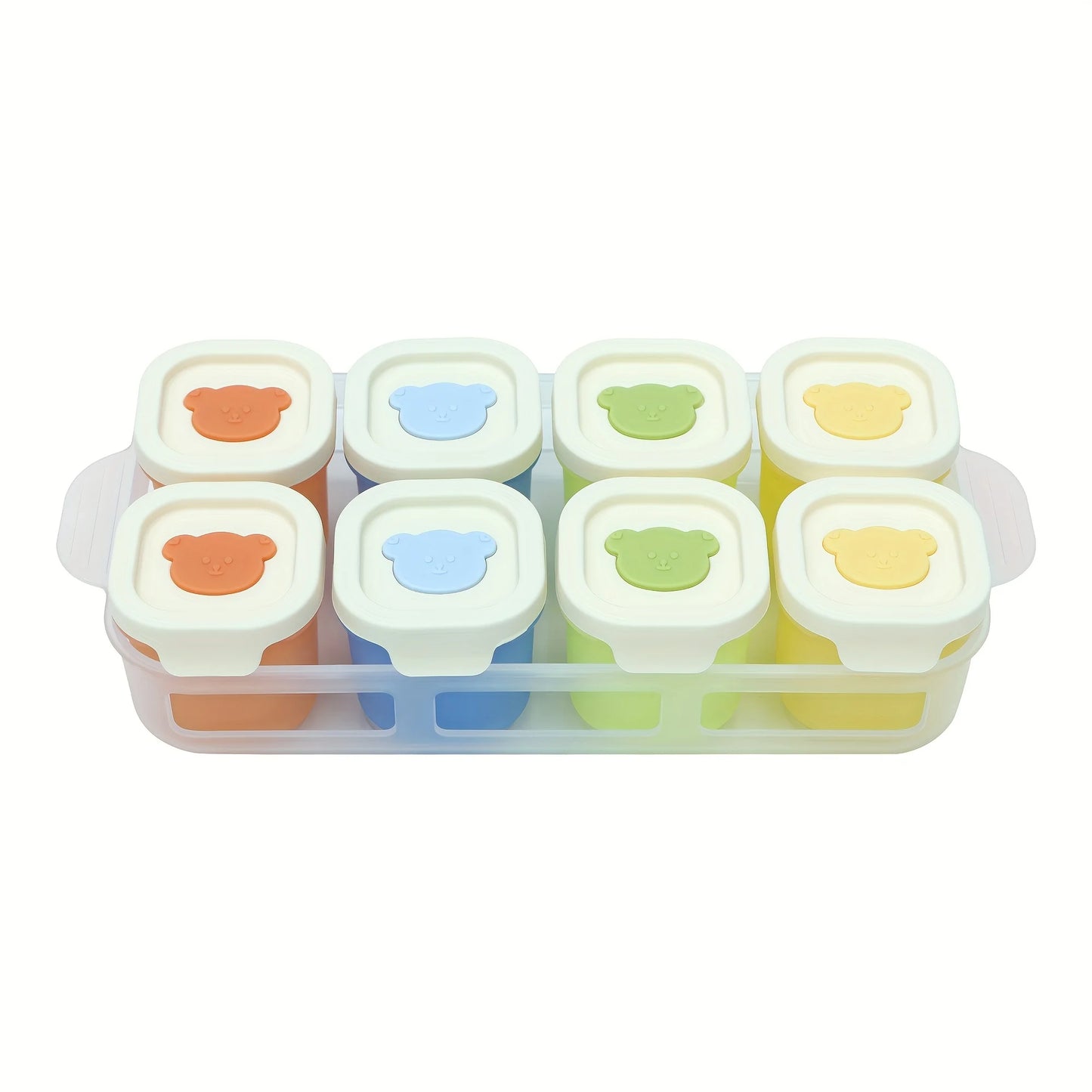 Silicone Baby Food Storage Containers (9pcs)
