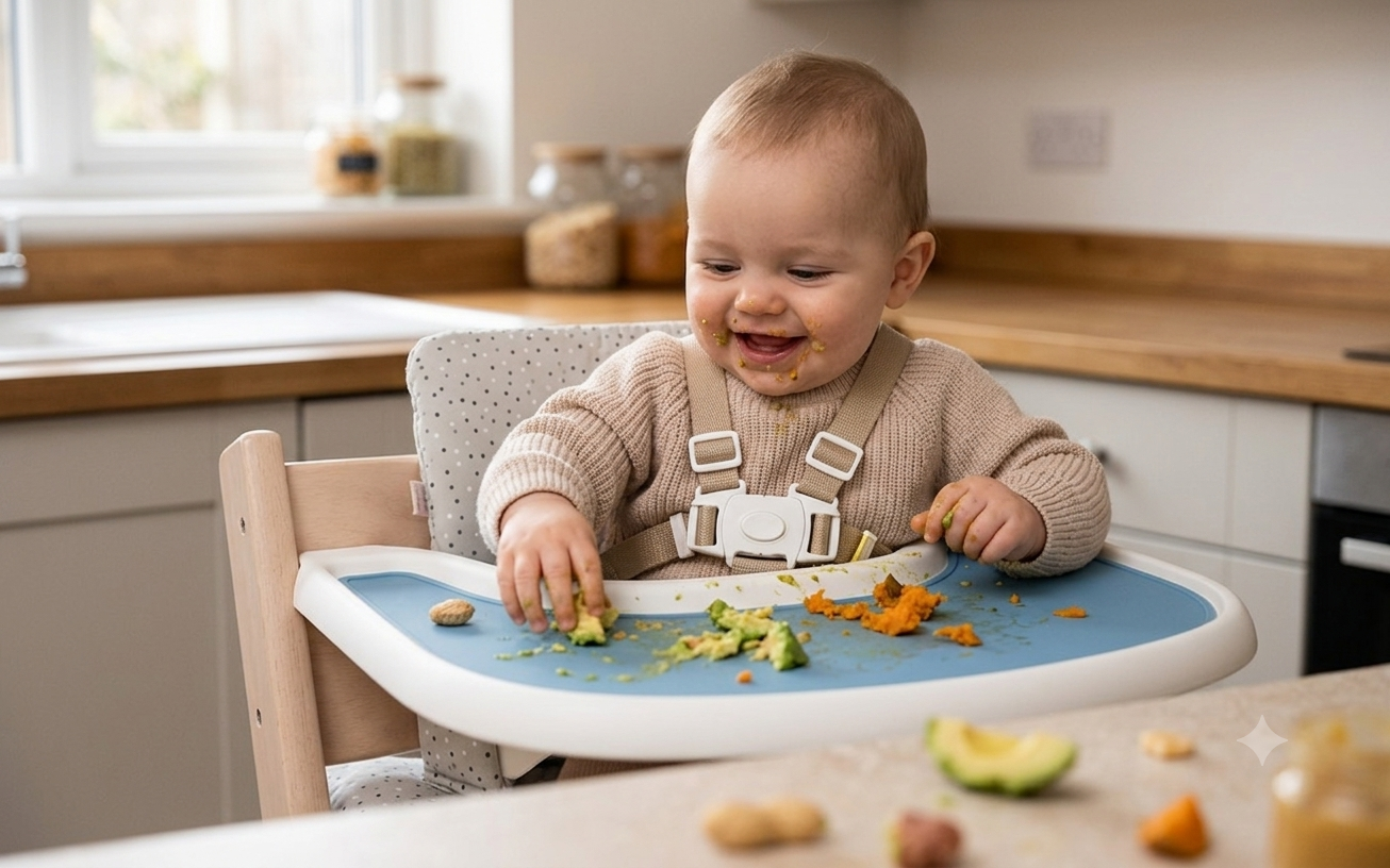 Silicone Baby High Chair Placemat