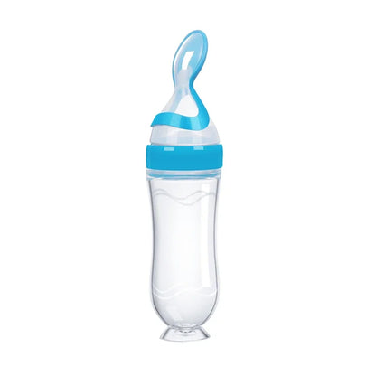 Silicone Baby Feeding Spoon Bottle | BPA-Free | Perfect for Purees