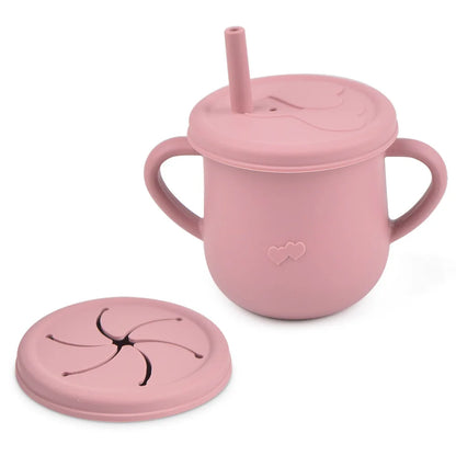 Silicone Kids Snack Cup with Lid