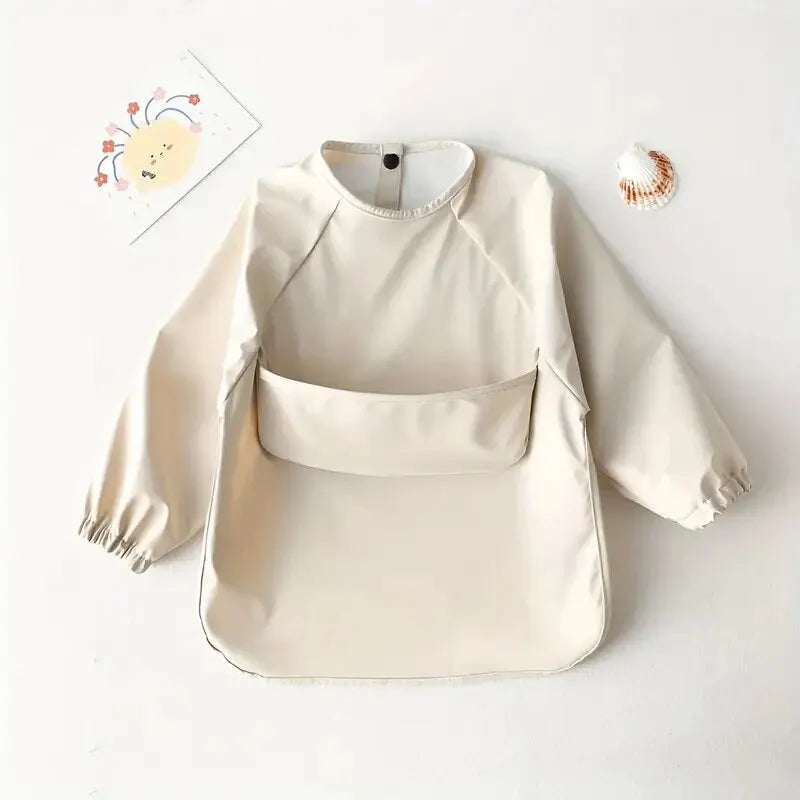 Waterproof Long Sleeve Baby Feeding Bib