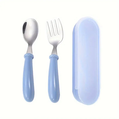 Stainless Steel Baby Spoon & Fork Set