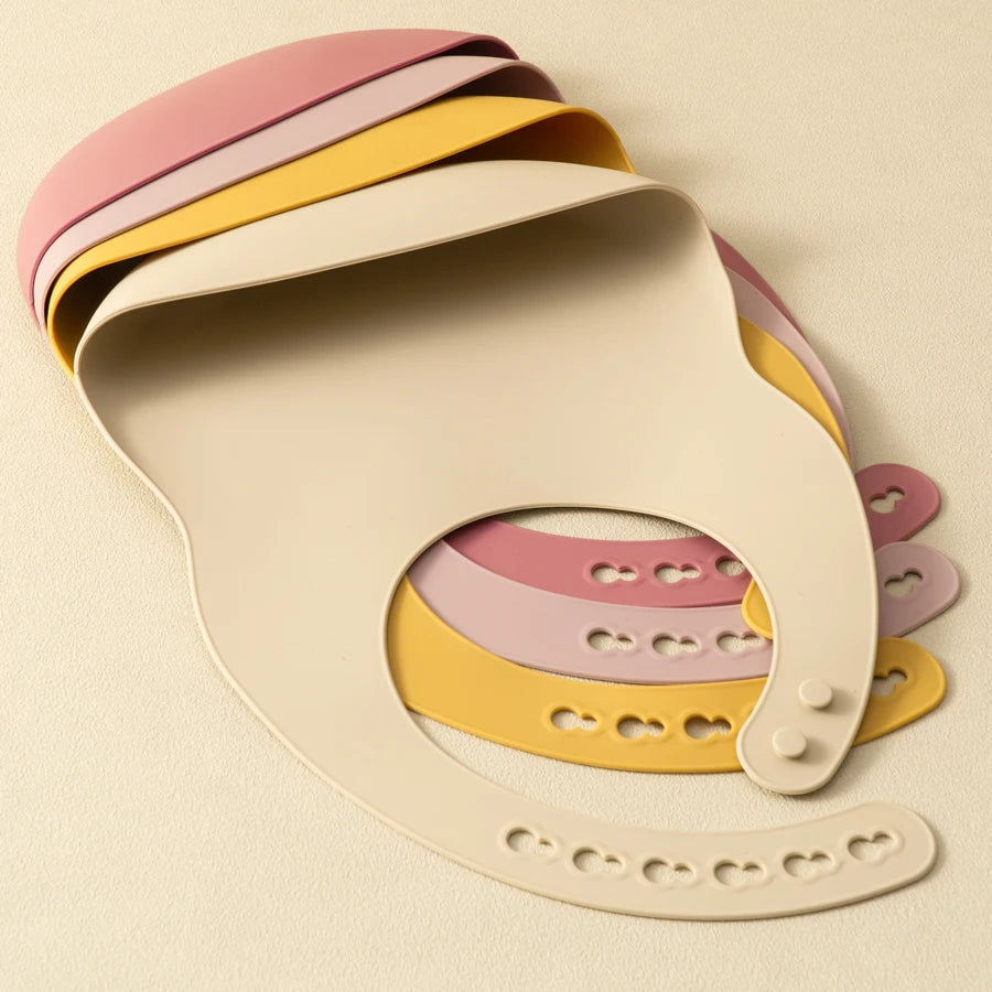 Silicone Baby Bib Set (2pcs)