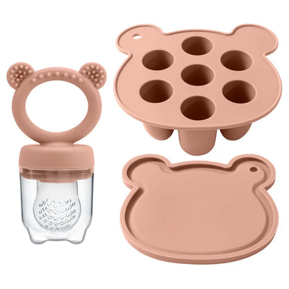 Silicone Baby Ice Pop Feeder Mold