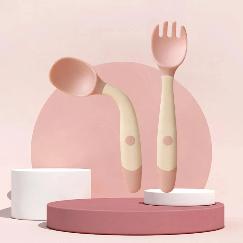 Bendable Baby Fork and Spoon Set