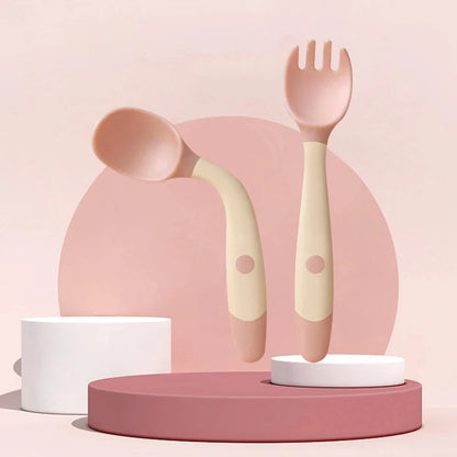 Bendable Baby Fork and Spoon Set