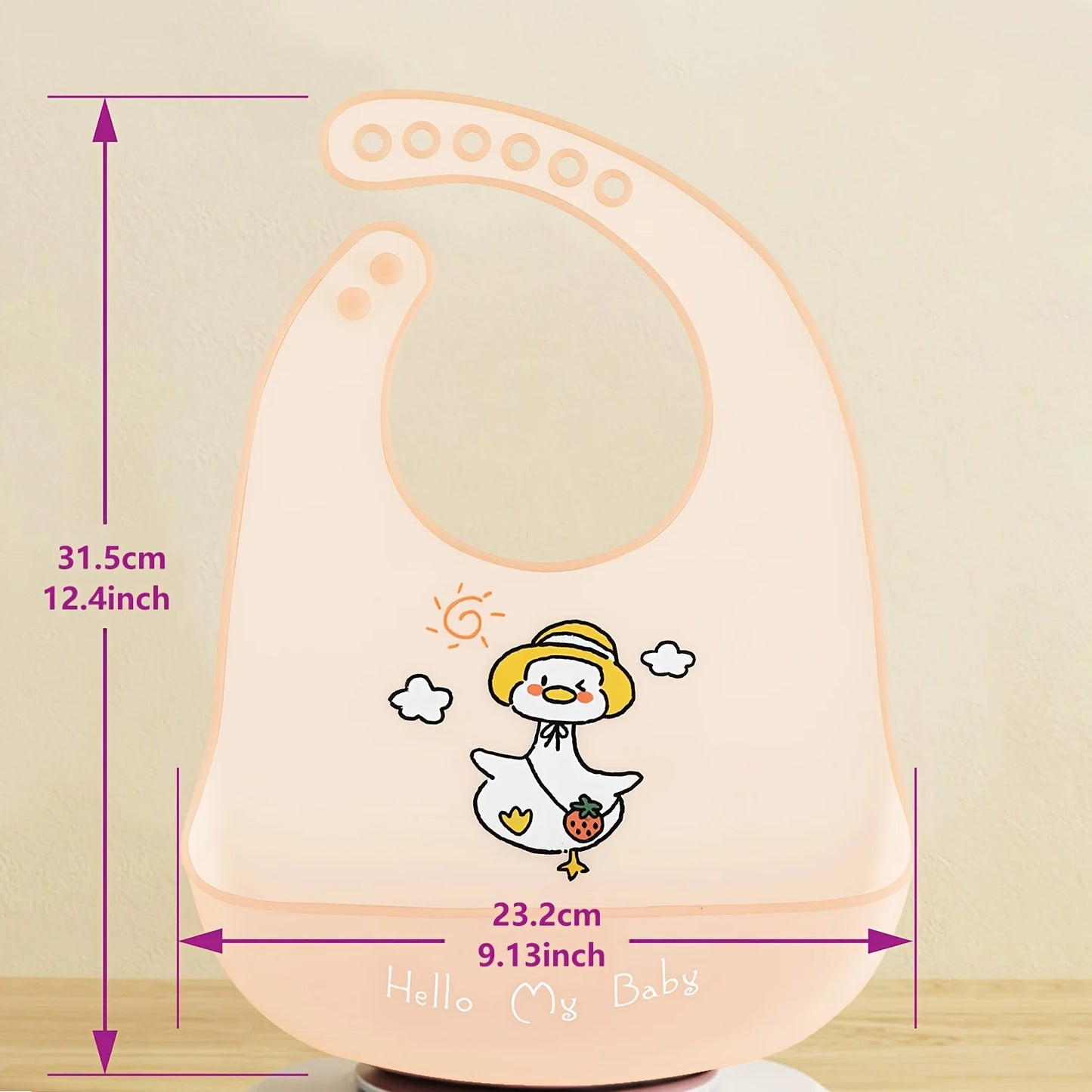 Silicone Baby Feeding Bib
