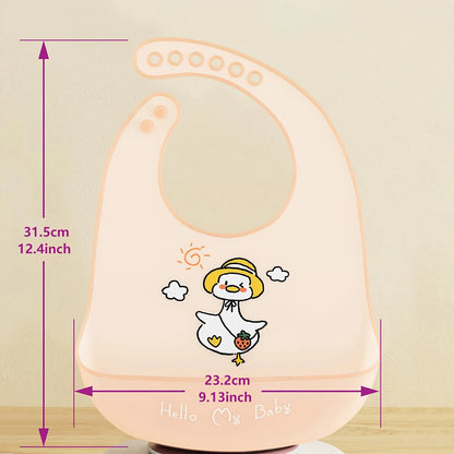 Silicone Baby Feeding Bib