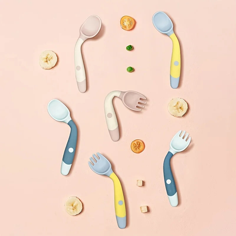 Bendable Baby Fork and Spoon Set