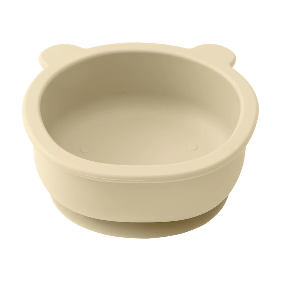 Bear Shape Silicone Baby Suction Bowl