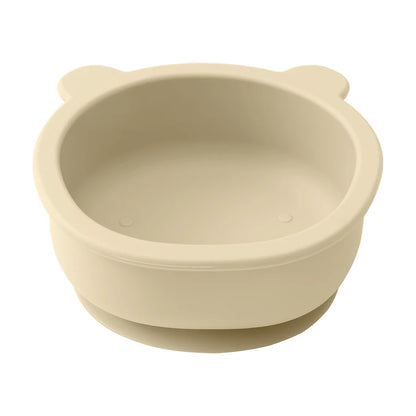 Bear Shape Silicone Baby Suction Bowl