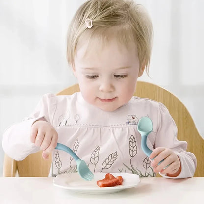 Bendable Baby Fork and Spoon Set