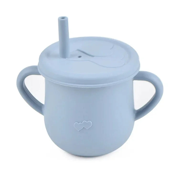 Silicone Kids Snack Cup with Lid