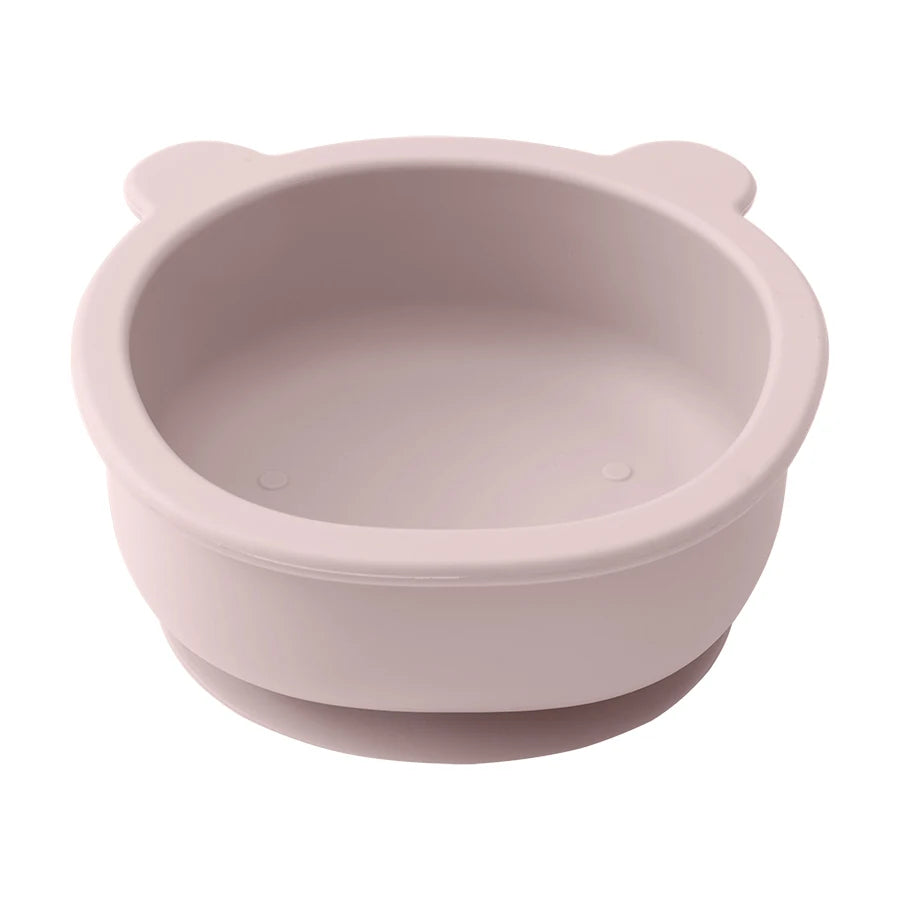 Bear Shape Silicone Baby Suction Bowl
