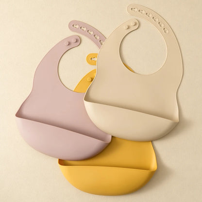 Silicone Baby Bib Set (2pcs)