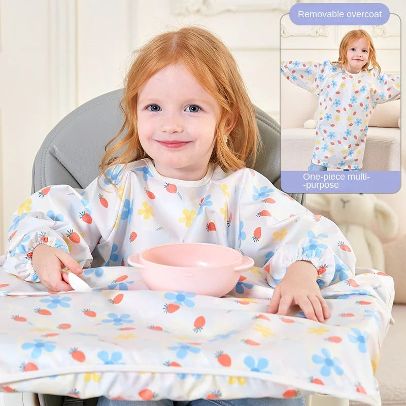 Full Coverage Baby Feeding Bib with Table Cover
