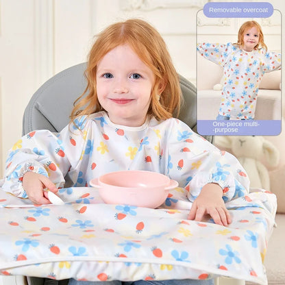 Full Coverage Baby Feeding Bib with Table Cover