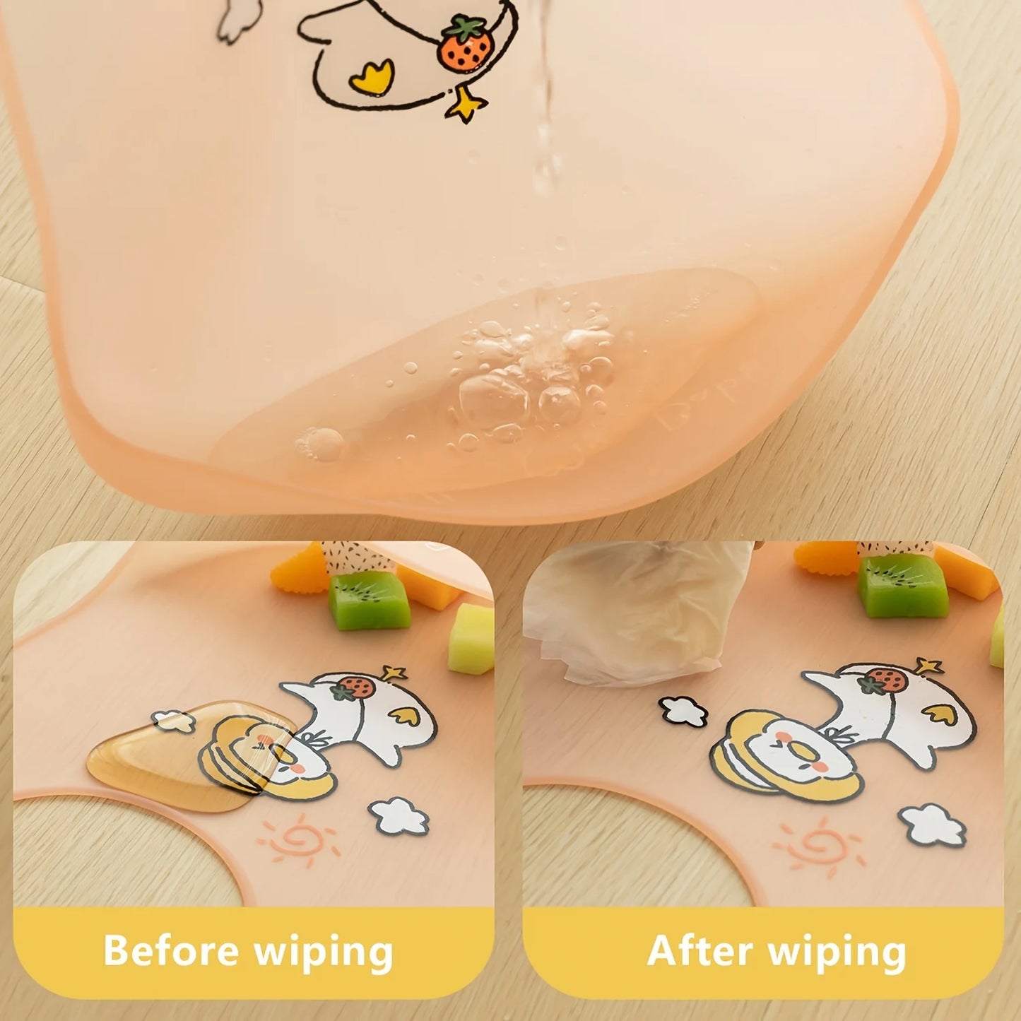 Silicone Baby Feeding Bib