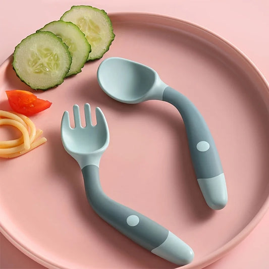 Bendable Baby Fork and Spoon Set