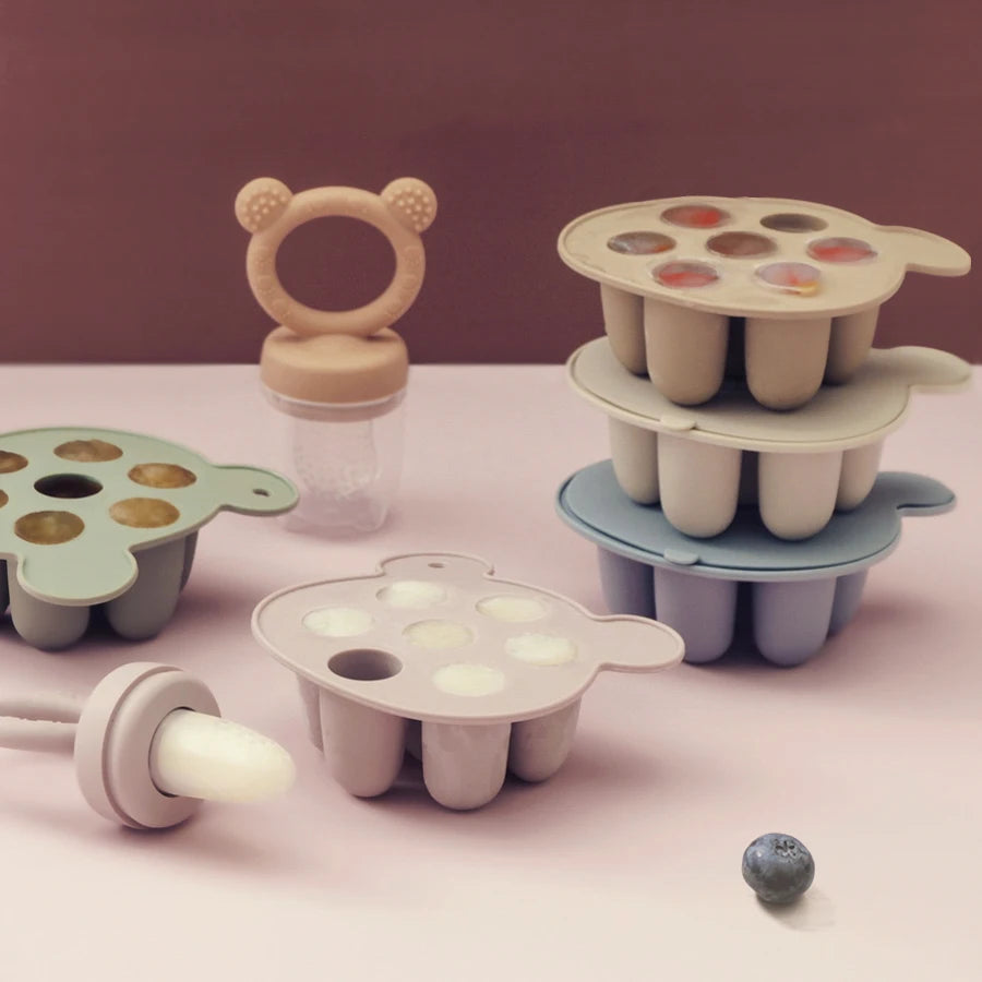 Silicone Baby Ice Pop Feeder Mold