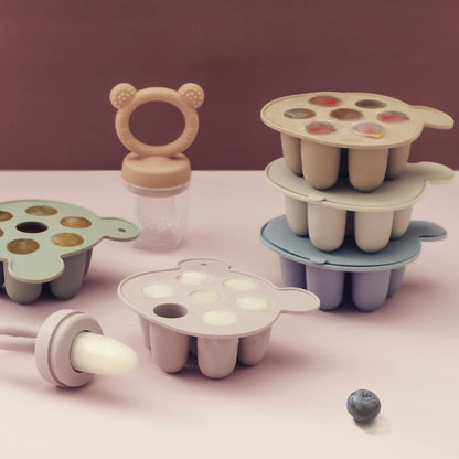 Silicone Baby Ice Pop Feeder Mold