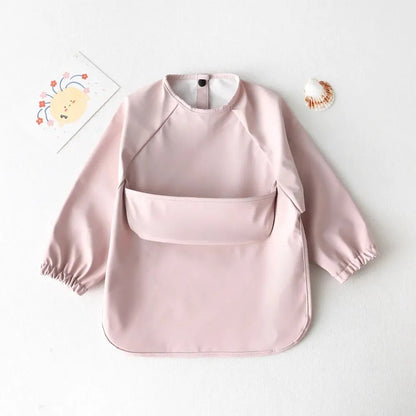 Waterproof Long Sleeve Baby Feeding Bib