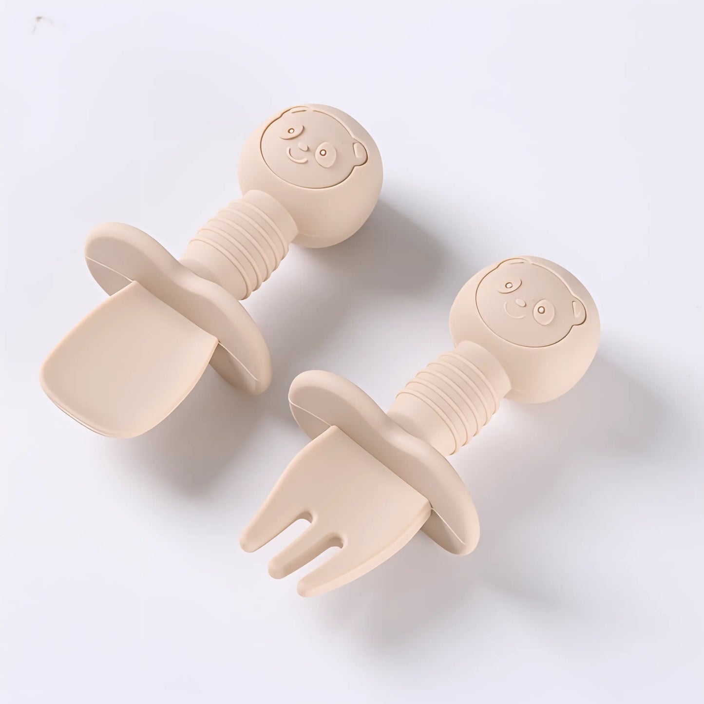Silicone Baby Spoon & Fork Se