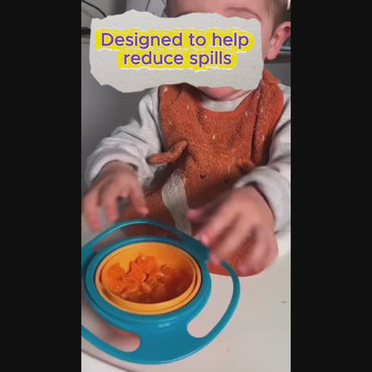 360° Spill-Proof Baby Bowl | Less Mess, More Independence